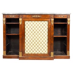 Antique Regency Rosewood Credenza