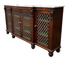 Regency Rosewood Credenza Stamped James Winter, London