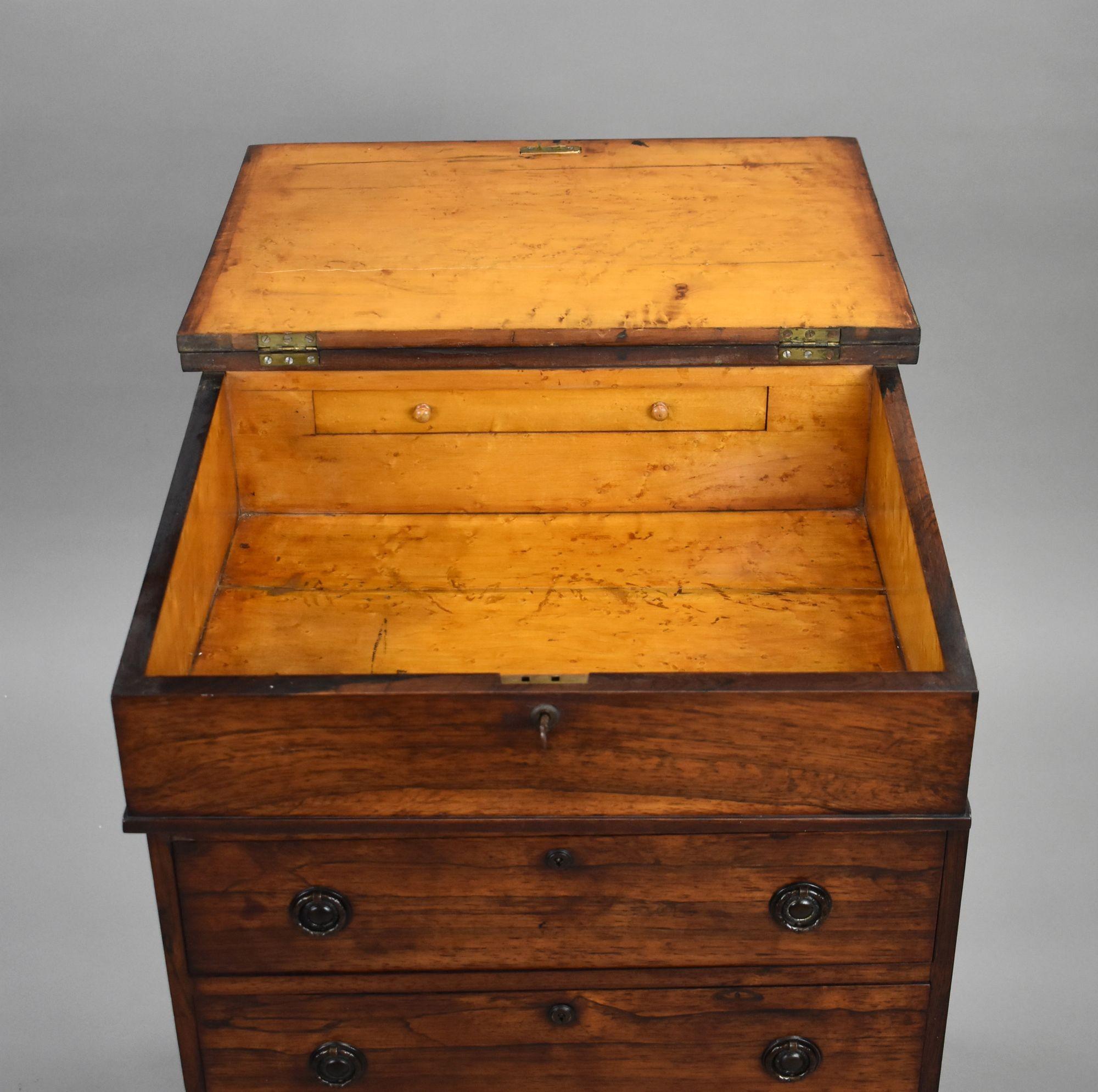 Regency Rosewood Davenport For Sale 5