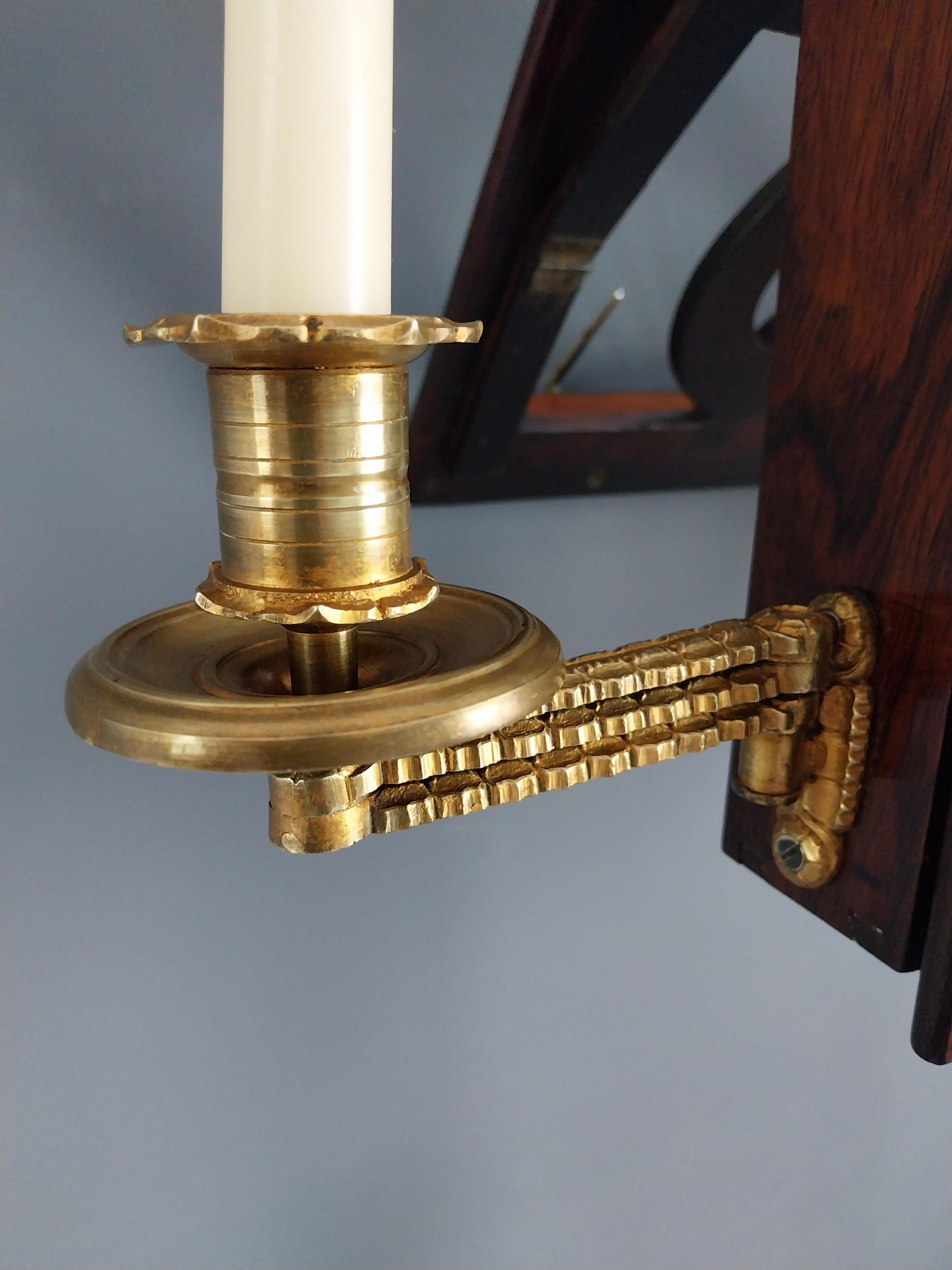 Regency Rosewood Duet Music Stand For Sale 9