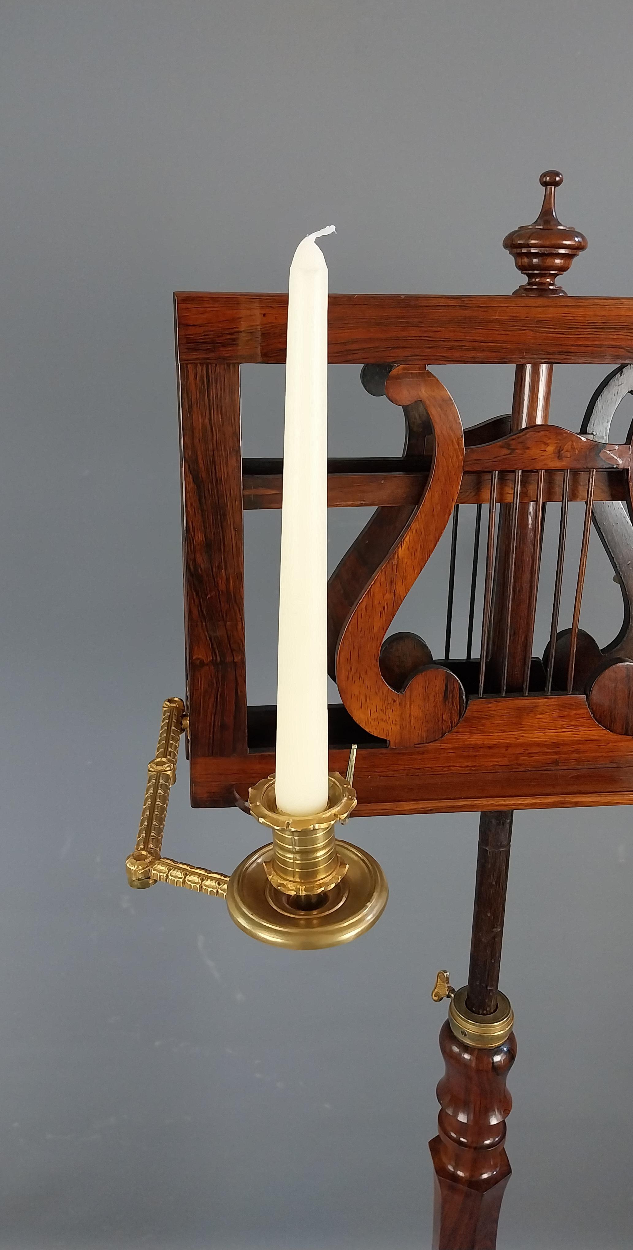 Regency Rosewood Duet Music Stand For Sale 3