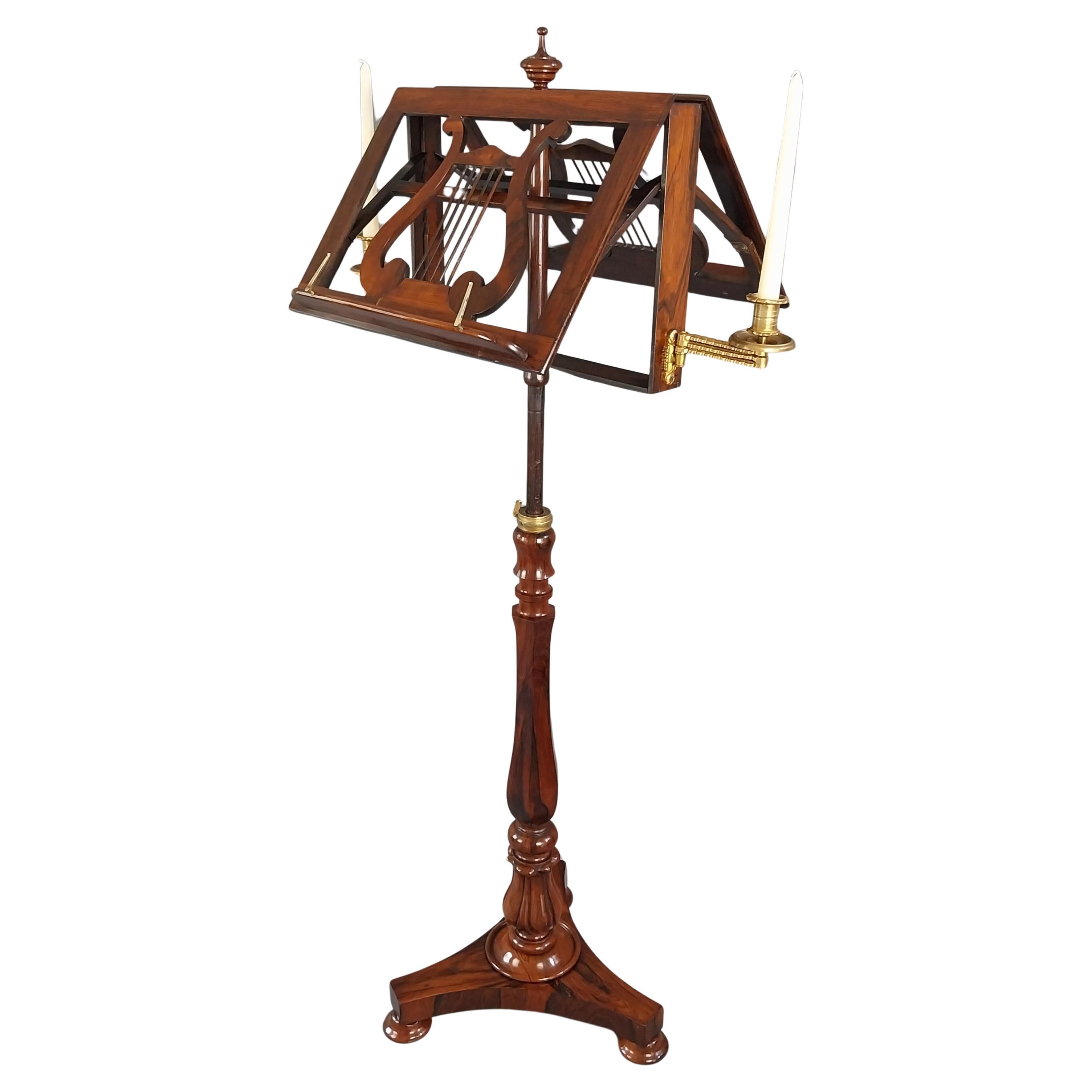 Regency Rosewood Duet Music Stand