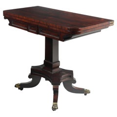 Regency Rosewood English Card Table, c1810