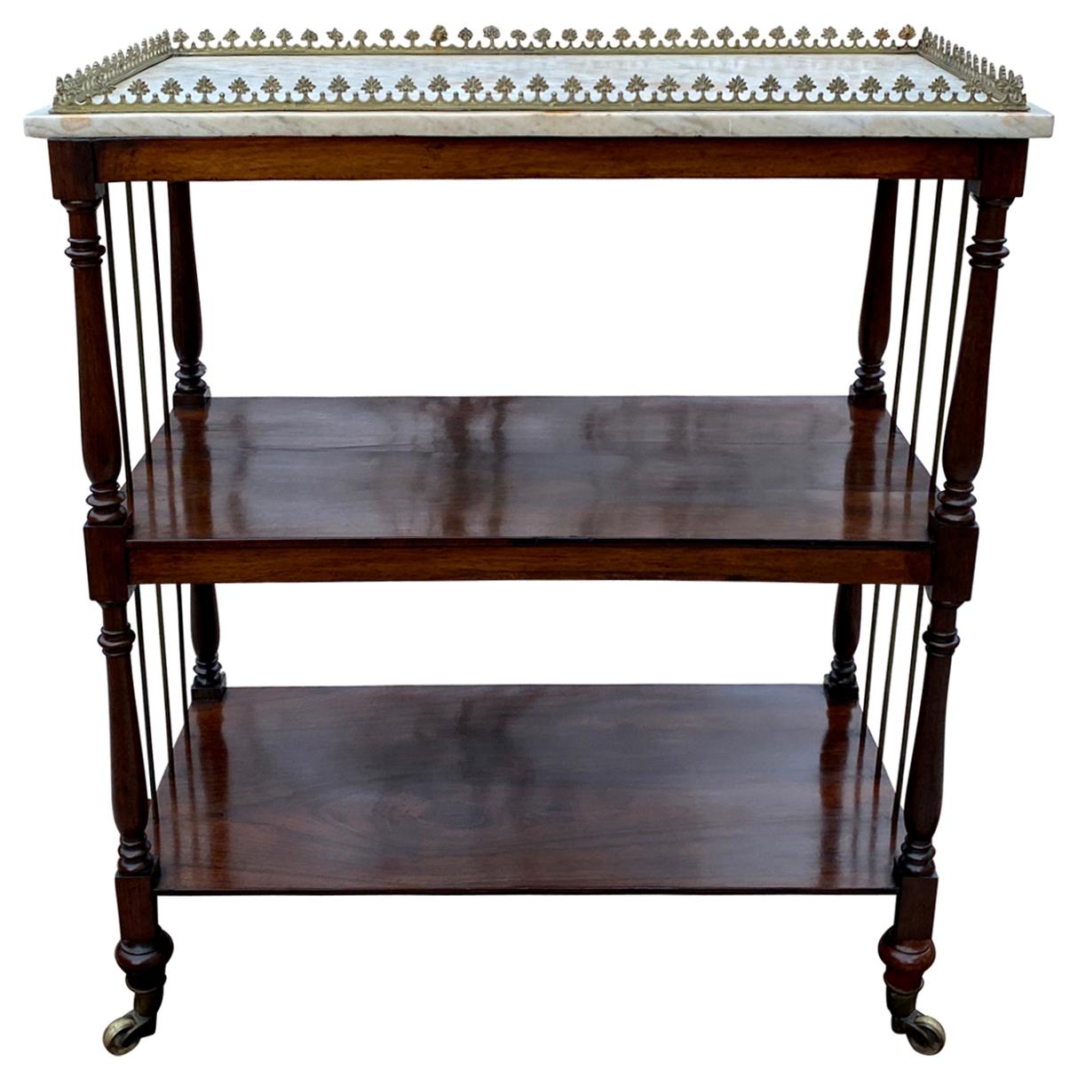 Regency Rosewood Étagère