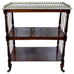 Regency-Etagere aus Palisanderholz