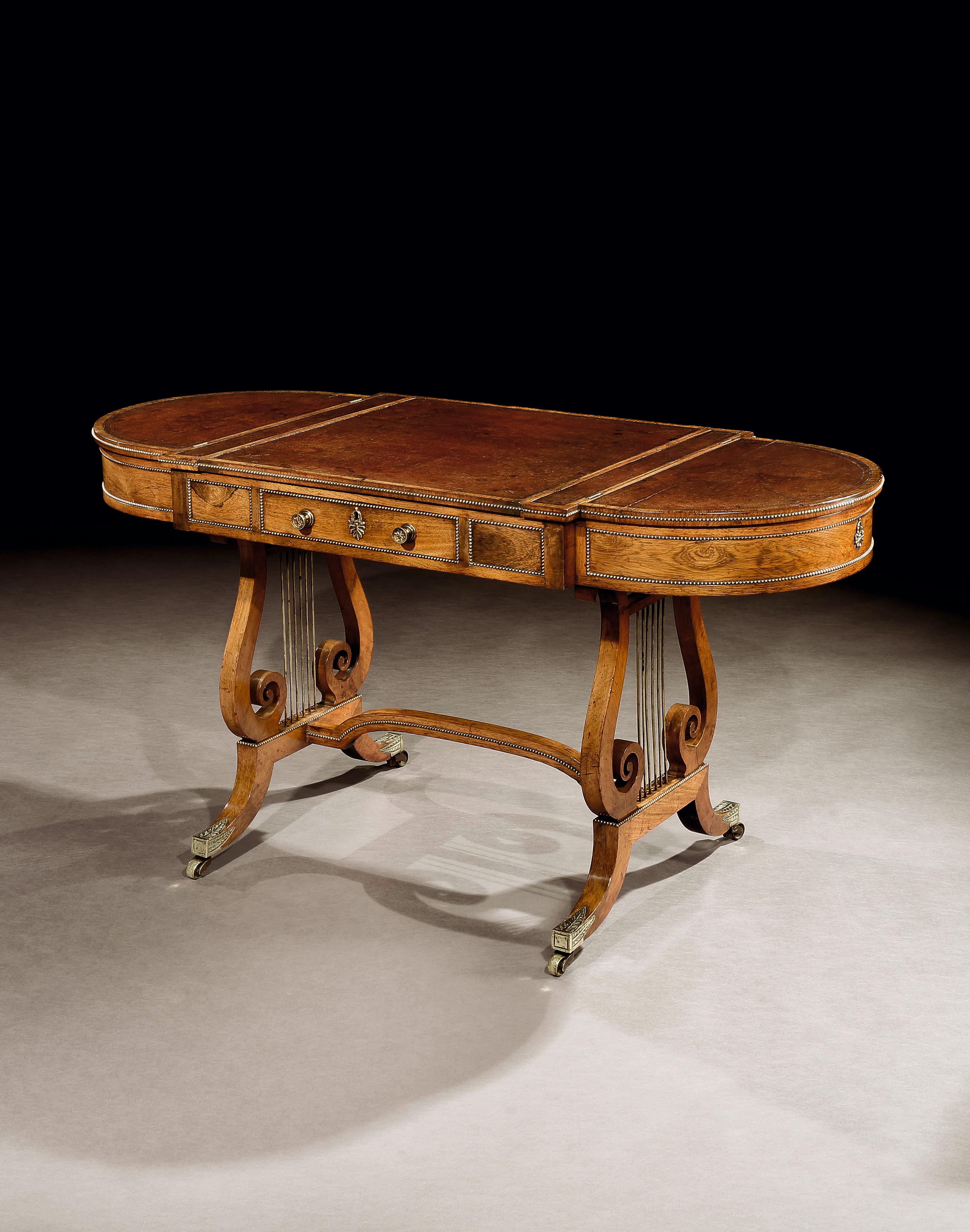 Regency Rosewood Games Table In Excellent Condition In London, GB