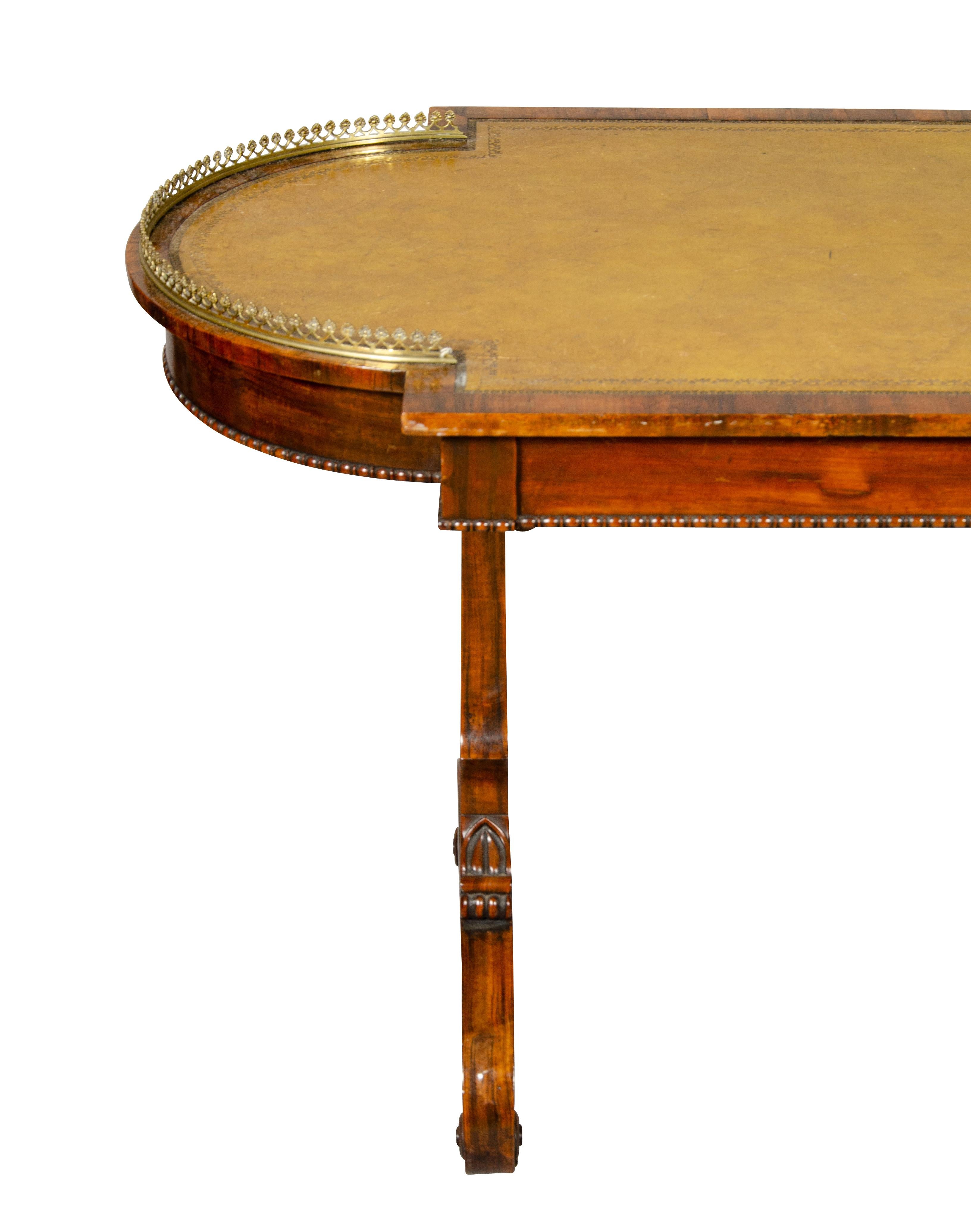 Regency Rosewood Ladies Writing Table 11