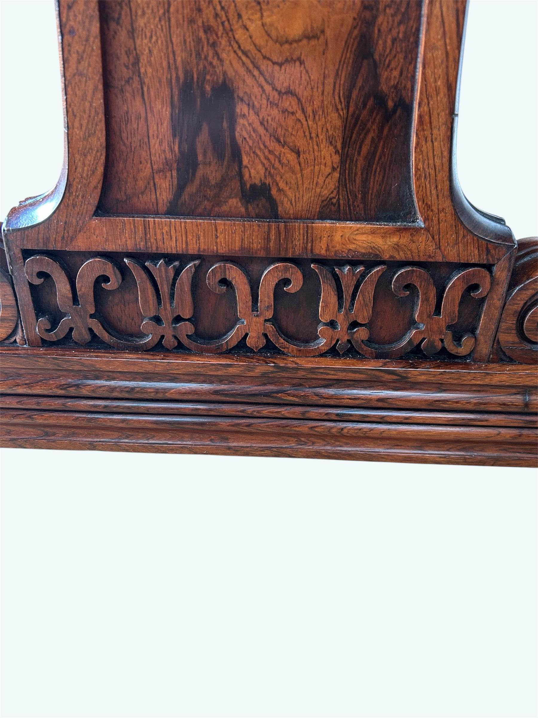 Regency Rosewood Library Table Attributed To Gillows For Sale 4