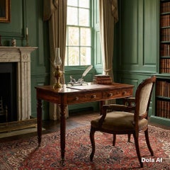Regency rosewood Library Table attributed to Gilows