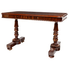 Regency Rosewood Library Table by Gillows of Lancaster