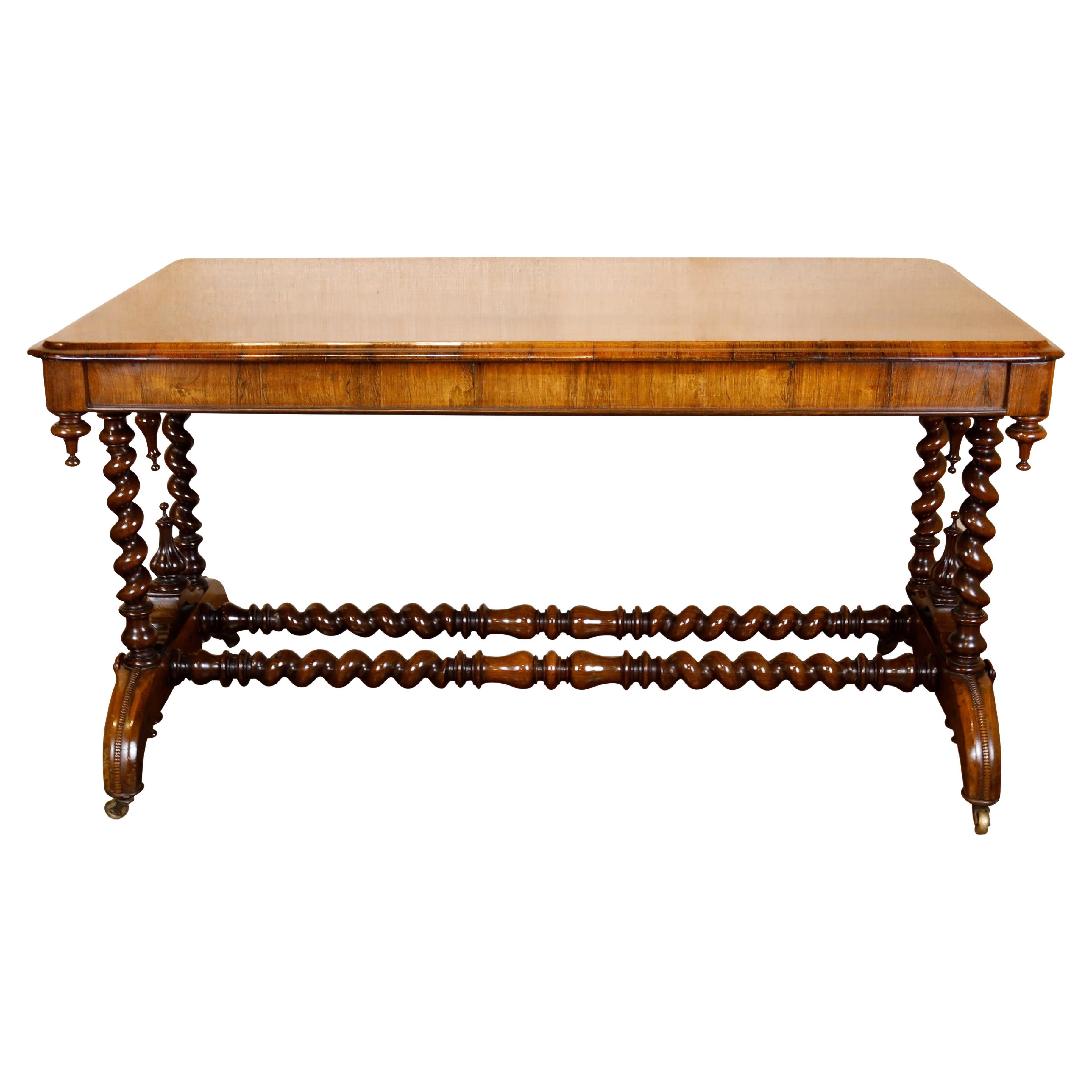 Regency Rosewood Library Table