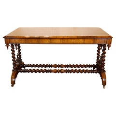 Antique Regency Rosewood Library Table