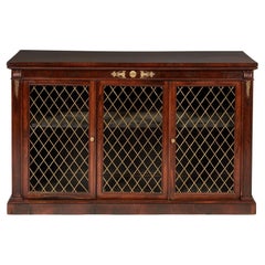Regency Rosewood Low Bookcase