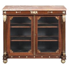 Regency Rosewood Marble Top Cabinet