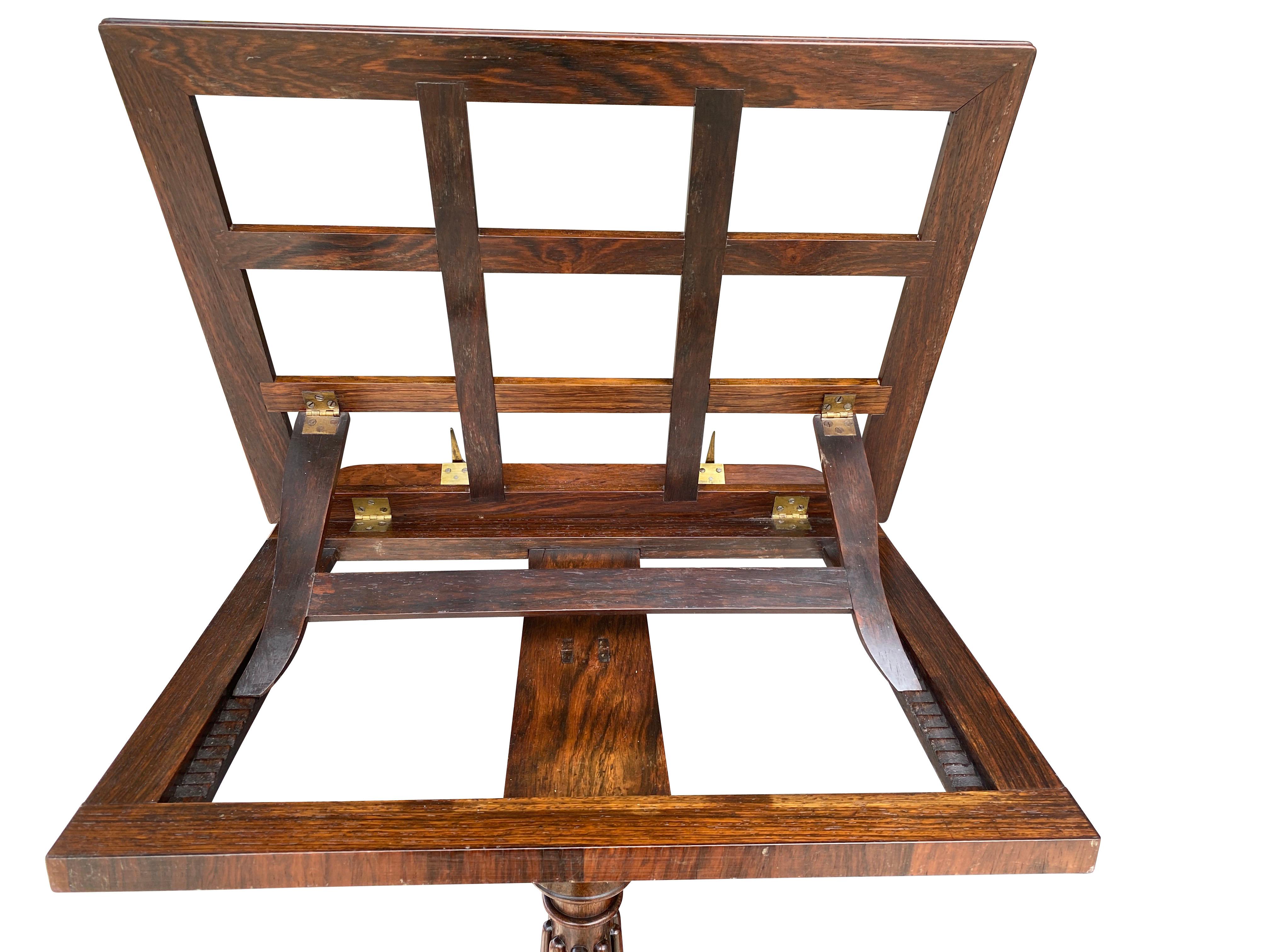 Regency Rosewood Music Stand For Sale 8