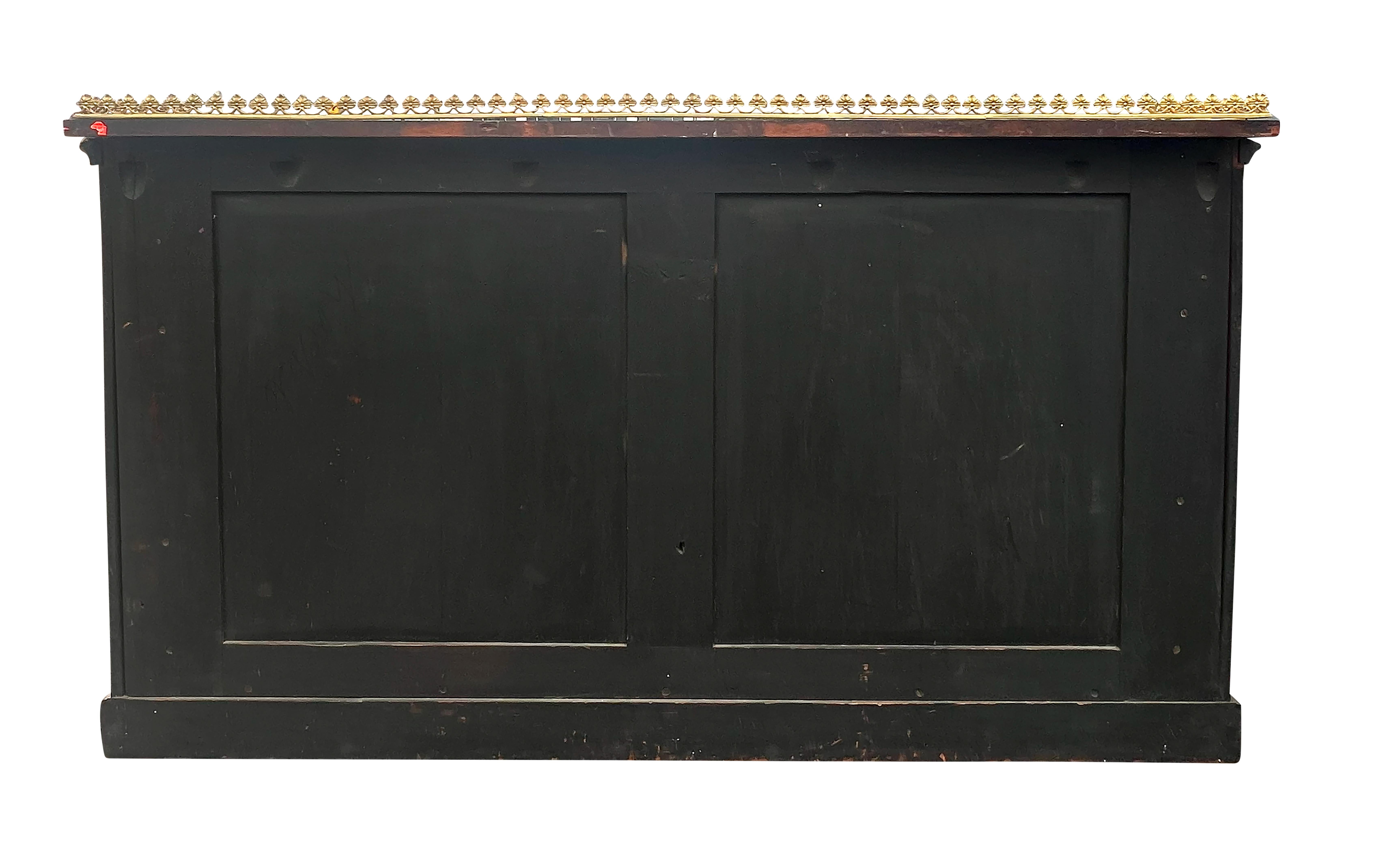 Early 19th Century Regency Rosewood Open Bookcase For Sale