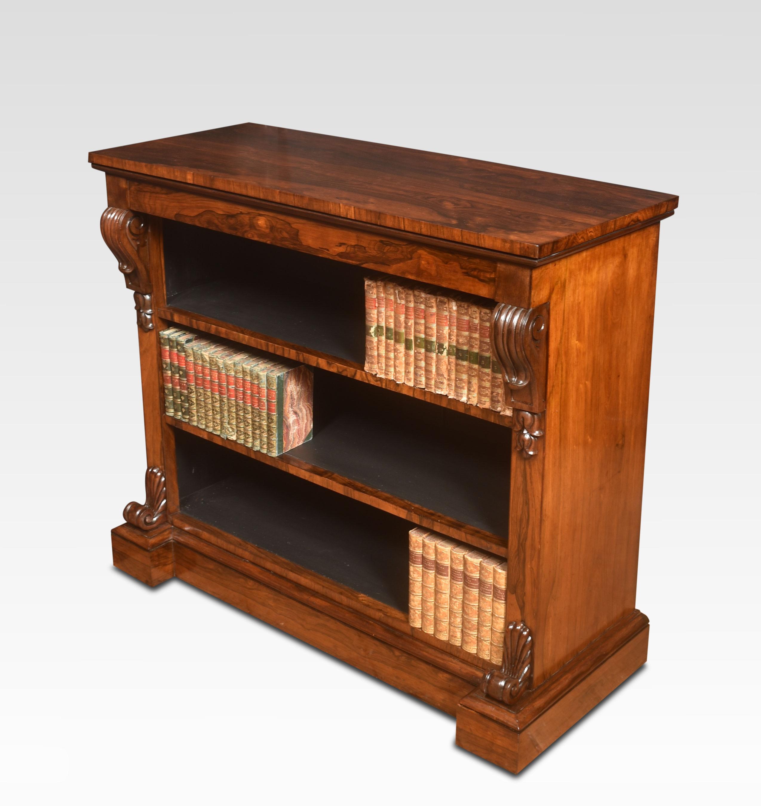 19th Century Regency Open Bookcase For Sale