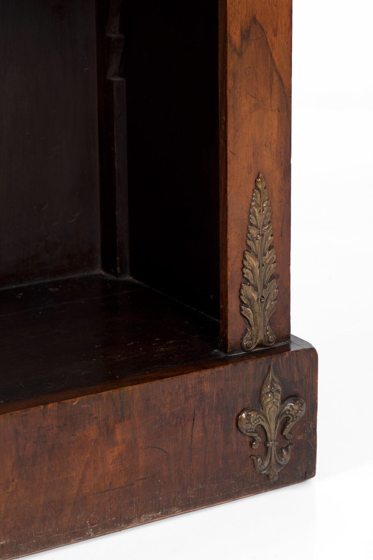 Regency Rosewood Open Bookcase on a Raised Plinth Base, circa 1815 4