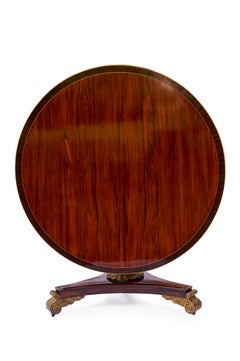 Regency Rosewood Pedestal Table