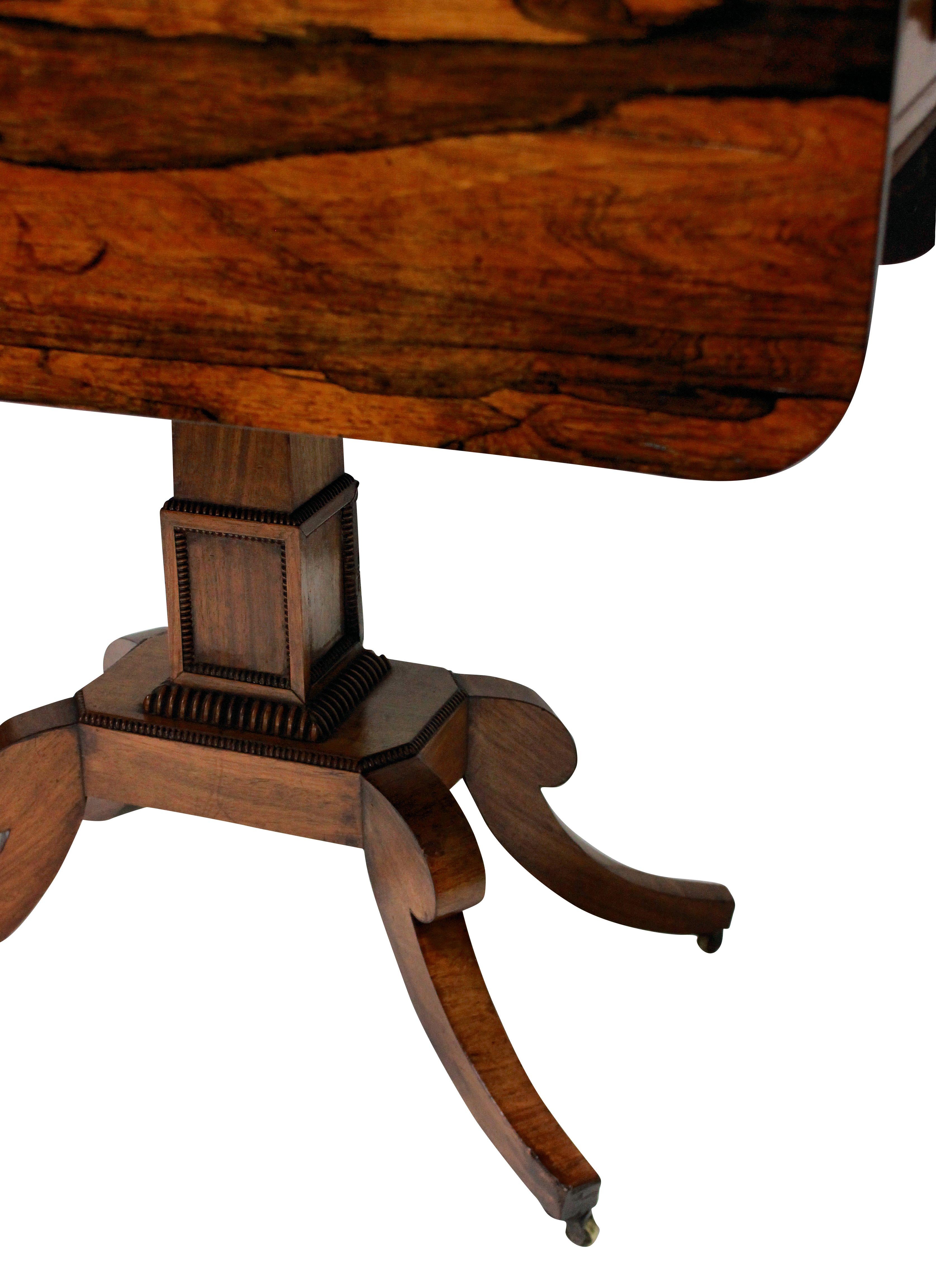 Regency Rosewood Pembroke Table In Good Condition In Kent, Dover