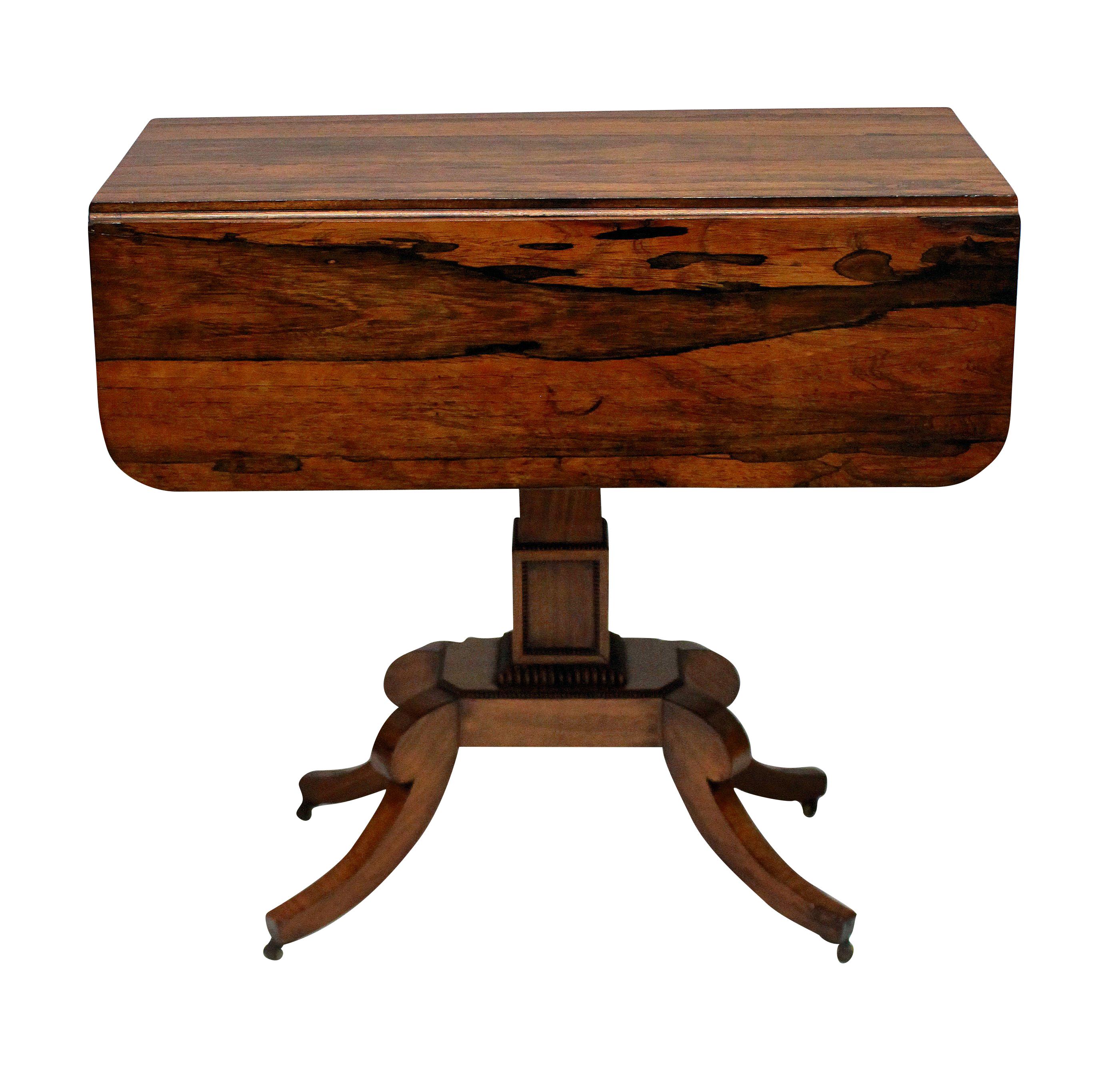 Early 19th Century Regency Rosewood Pembroke Table