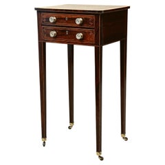 Regency Rosewood Rectangular Lamp Table