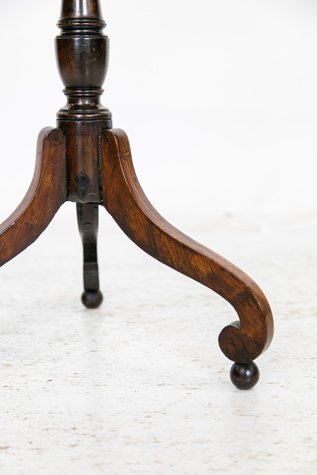 Early 19th Century Regency Rosewood Sewing Table For Sale