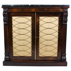 Regency Rosewood Side Cabinet Attributed to Gillows Regency Rosewood Side Cabinet Attributed to Gillows