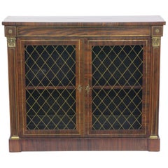Regency Rosewood Side Cabinet, circa 1820