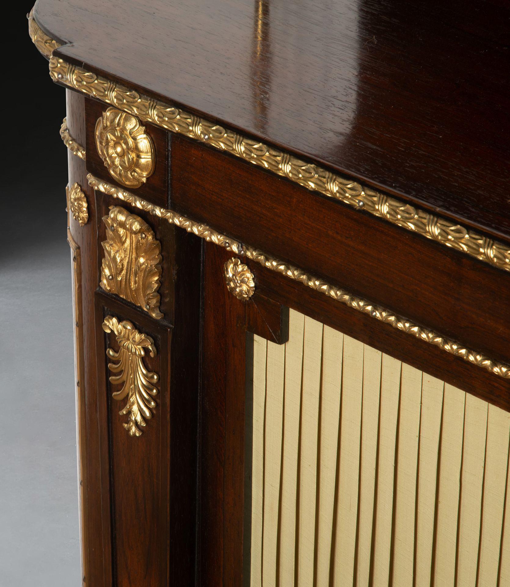 Regency Rosewood Side Cabinet 4