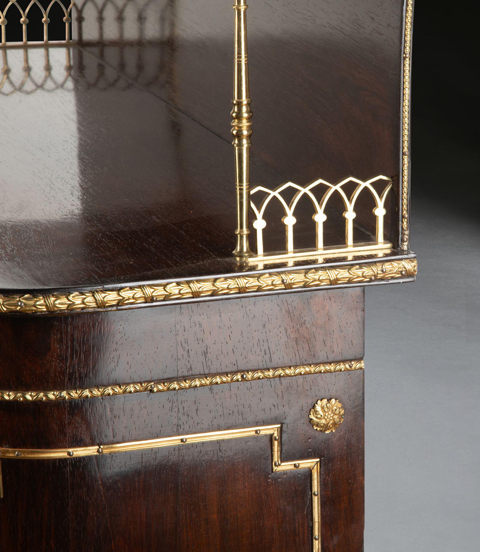 Ormolu Regency Rosewood Side Cabinet