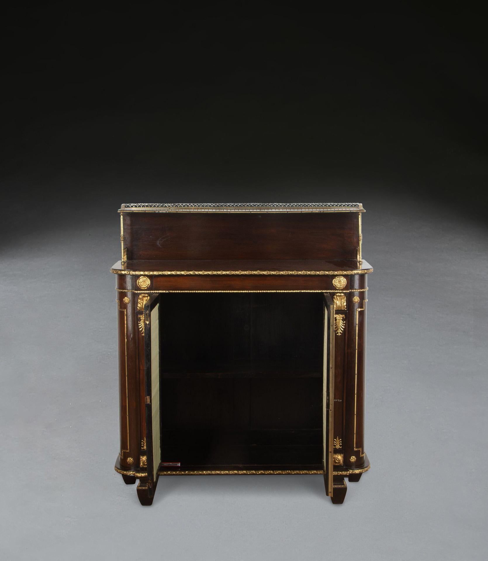 Regency Rosewood Side Cabinet 2