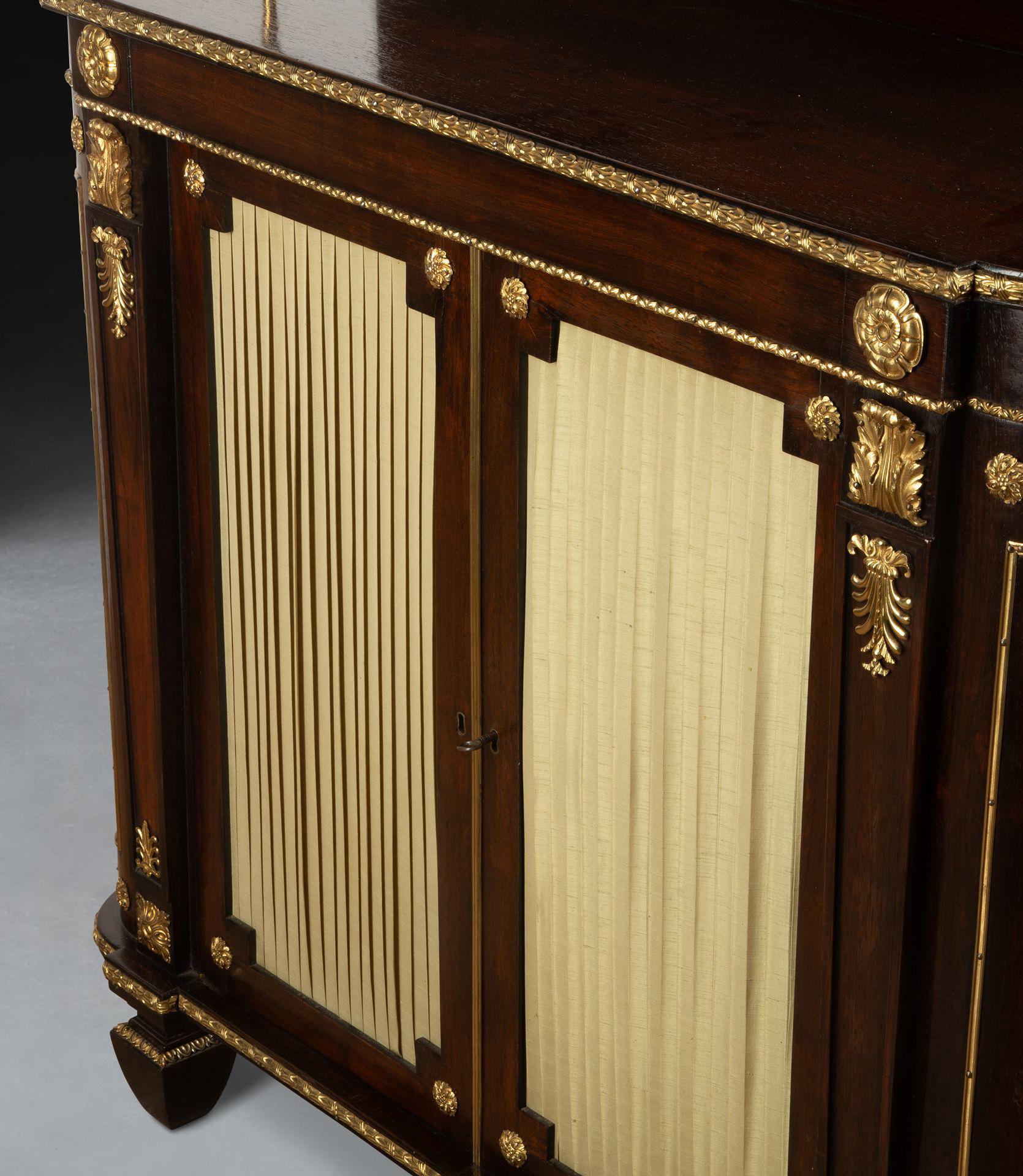Regency Rosewood Side Cabinet 3