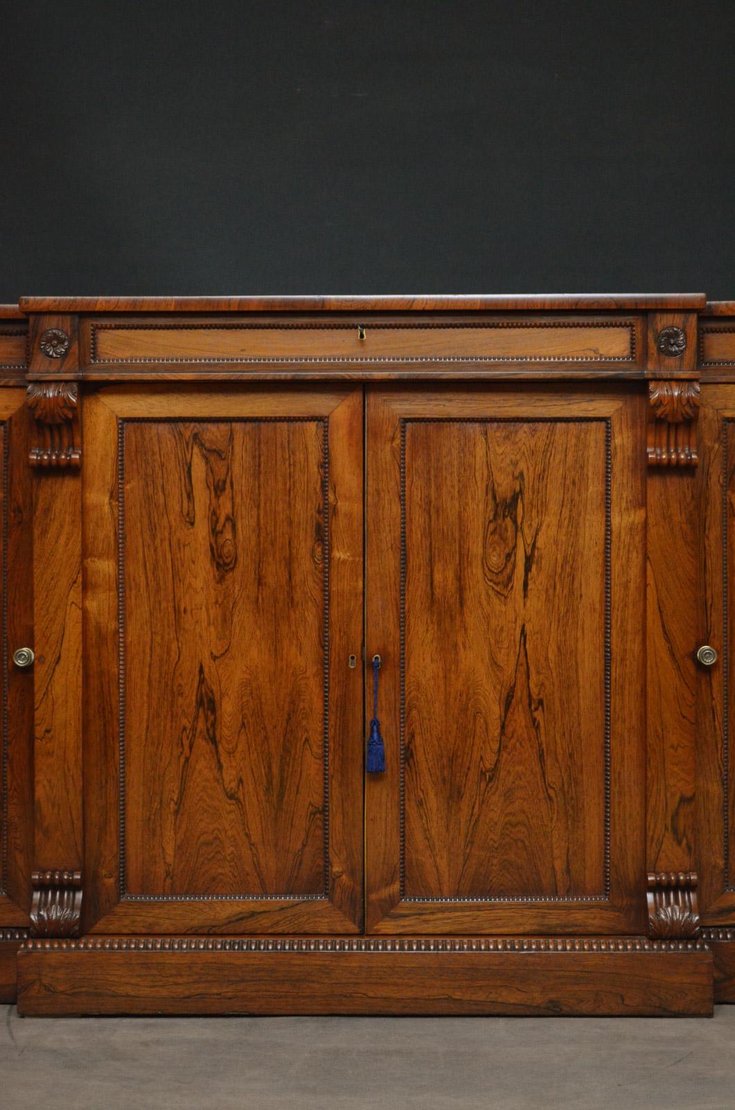 Regency Rosewood Sideboard 6