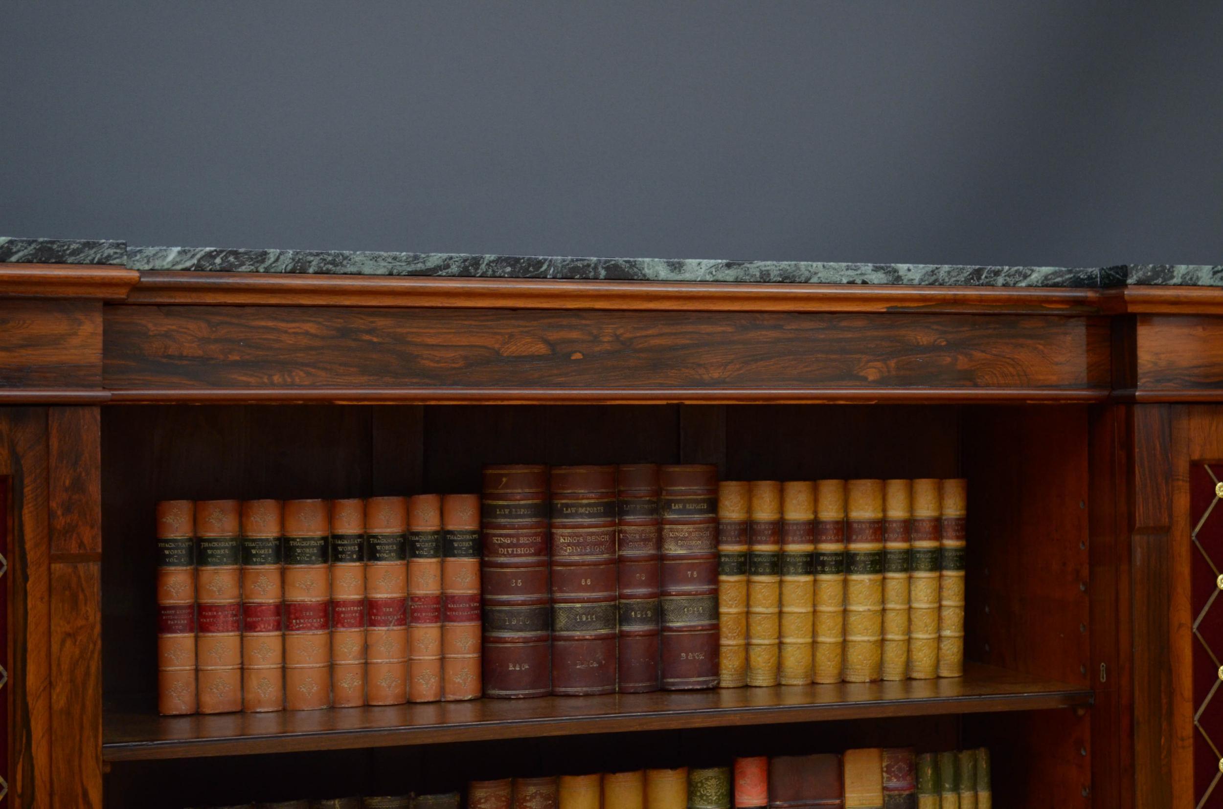 19th Century Regency Rosewood Sideboard or Bookcase