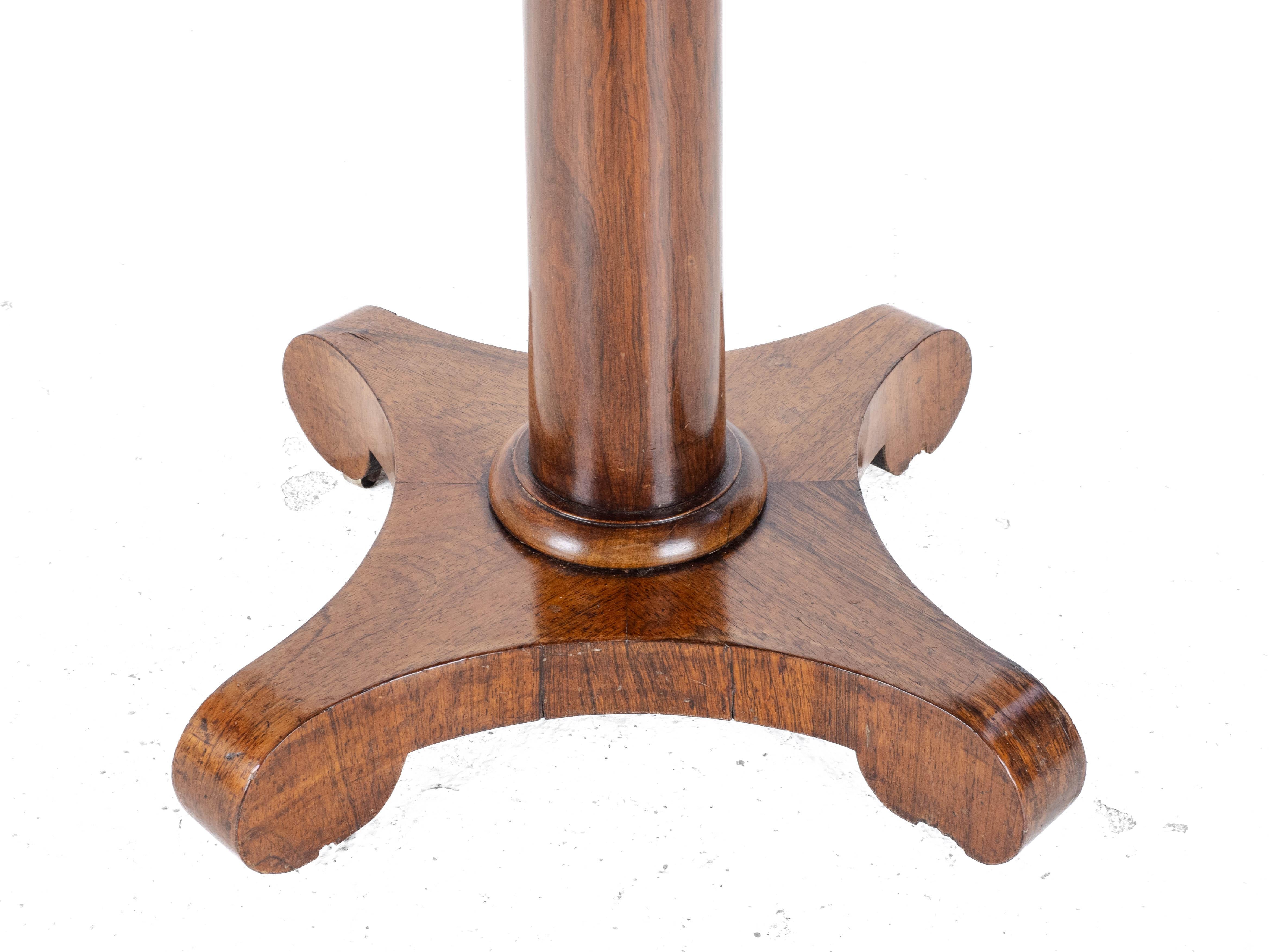 Regency Rosewood Small Drum Table C1825 (Georgian William IV Side Center) 8
