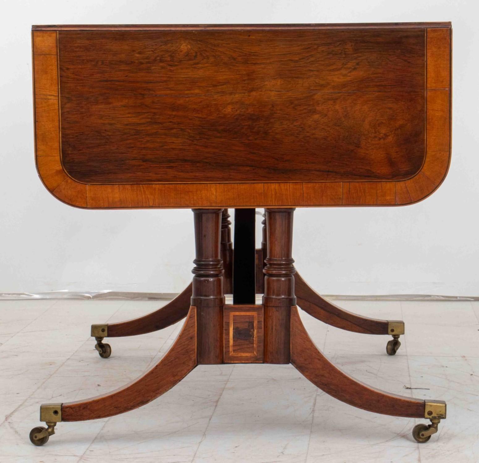 Regency Rosewood Sofa Table, circa 1830 For Sale 1