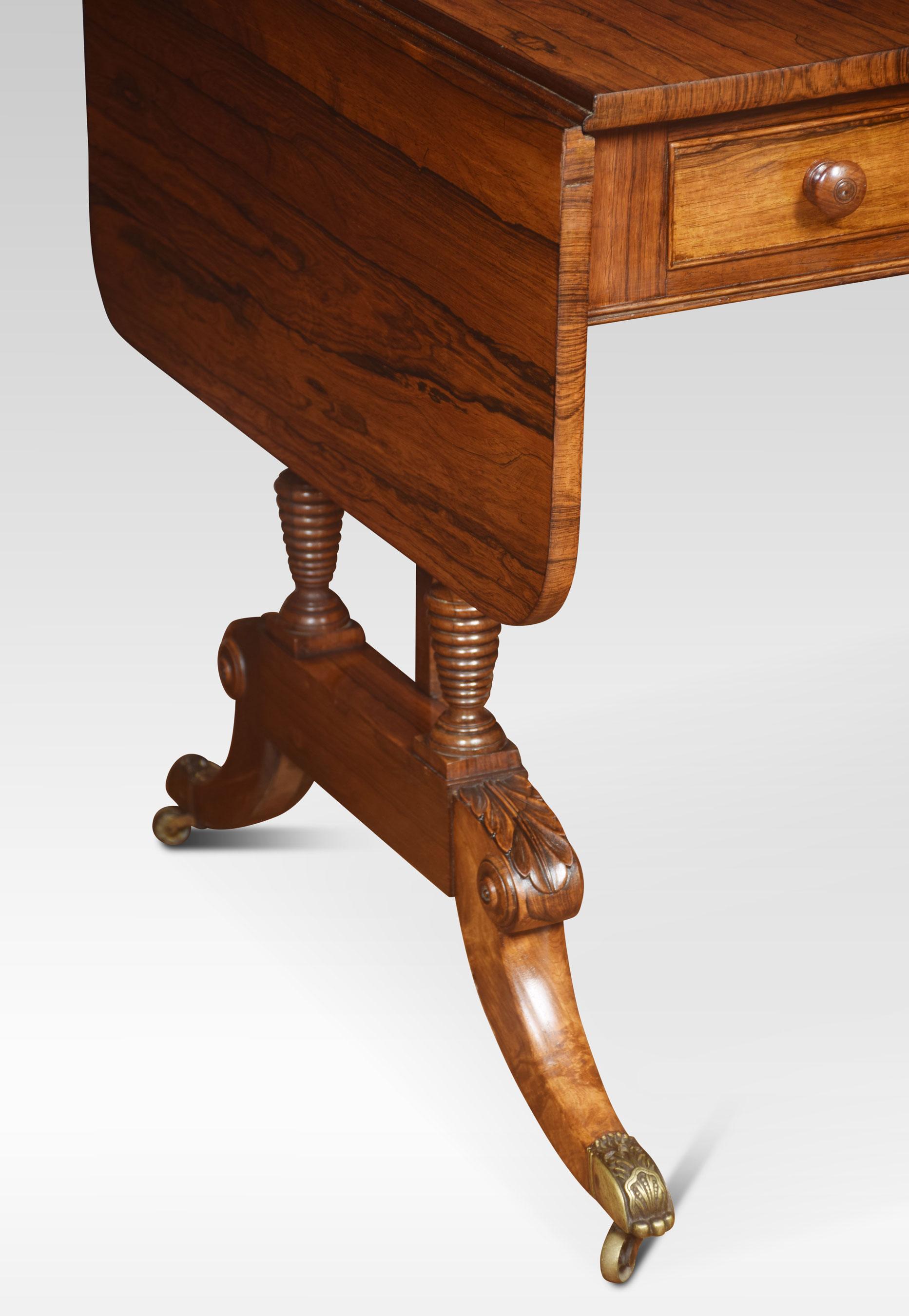 19th Century Regency Rosewood Sofa Table