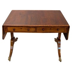 Used Regency Rosewood Sofa Table