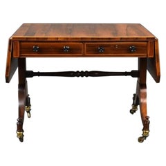 Antique Regency Rosewood Sofa Table
