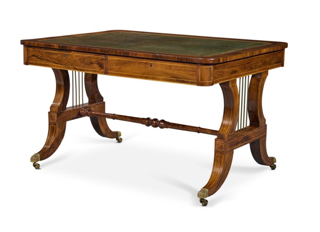 Regency-Schreibtisch aus Palisanderholz (Englisch) im Angebot