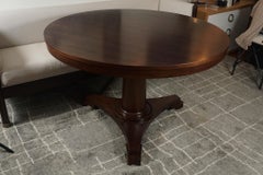 Regency Round Pedestal Base Dining Table by Designer Holly Hunt