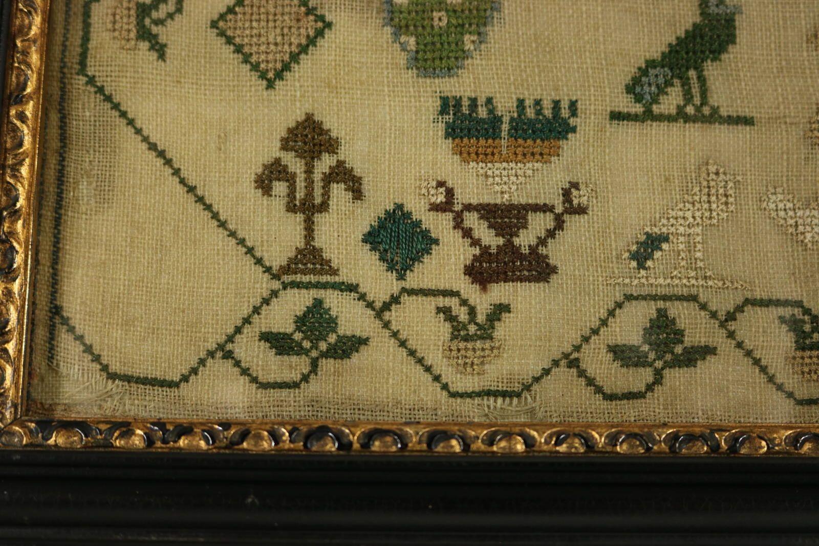 Regency Sampler, 1820, by Mary Bishop For Sale 9