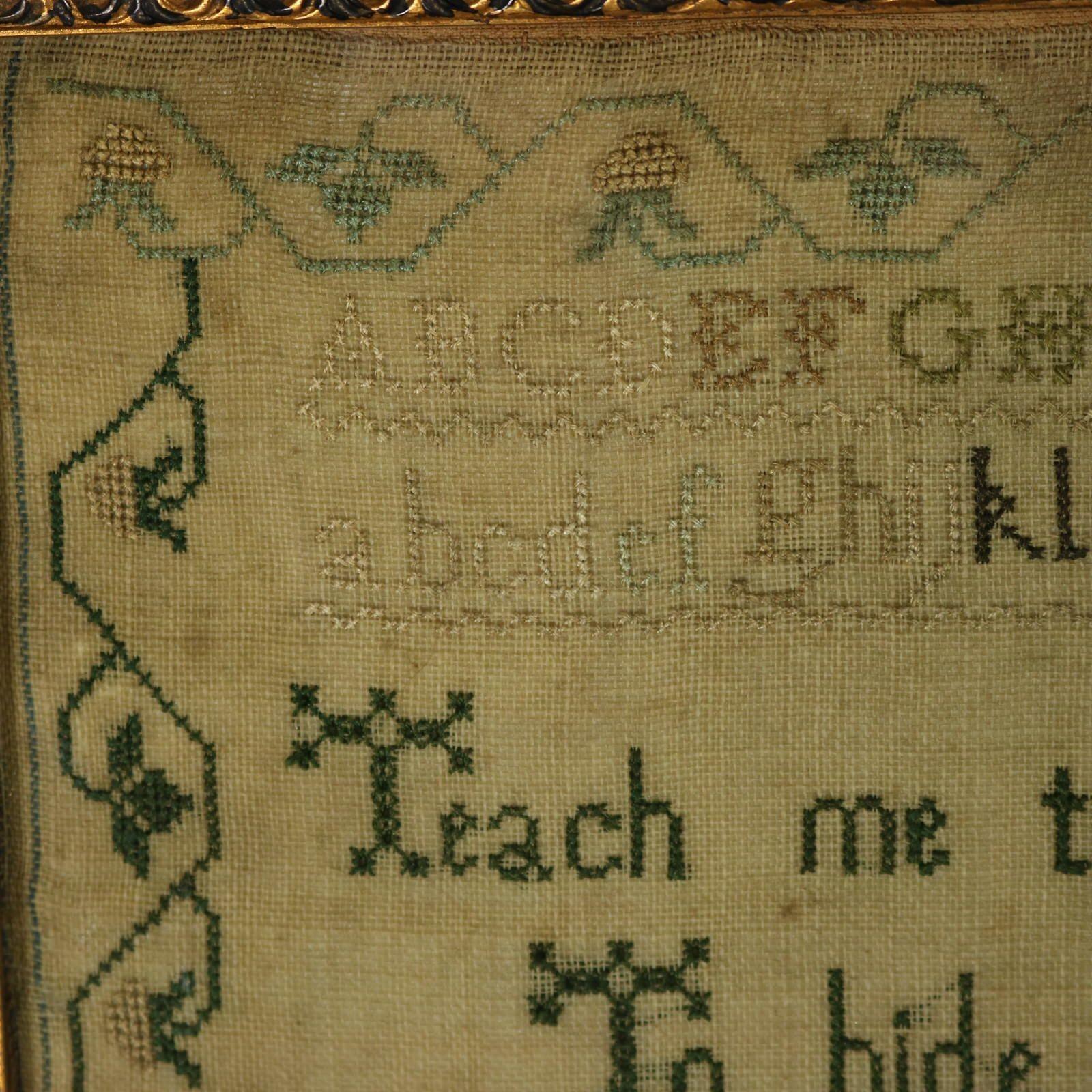 Regency Sampler, 1820, by Mary Bishop In Good Condition In Chelmsford, Essex