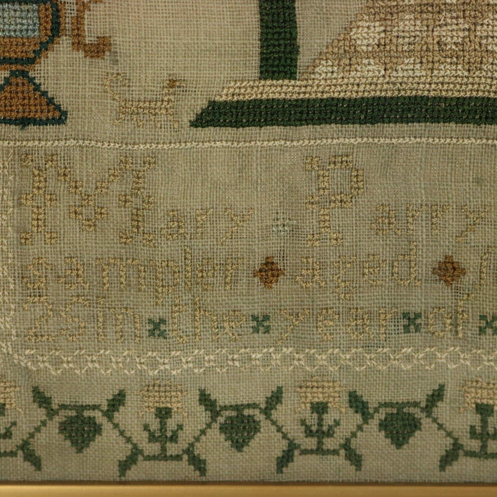 Regency Sampler, 1825, by Mary Parry For Sale 1