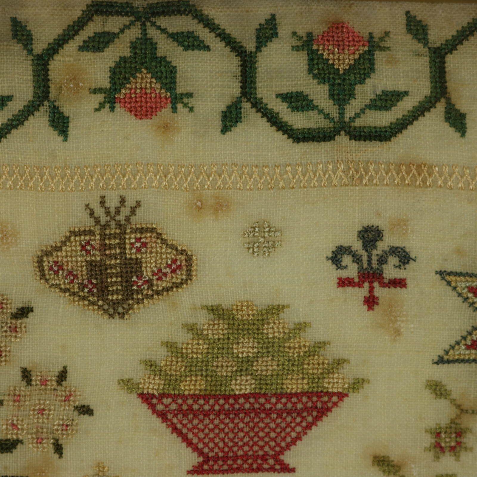 Regency Sampler, 1827, by Mary Ann Ragen For Sale 9