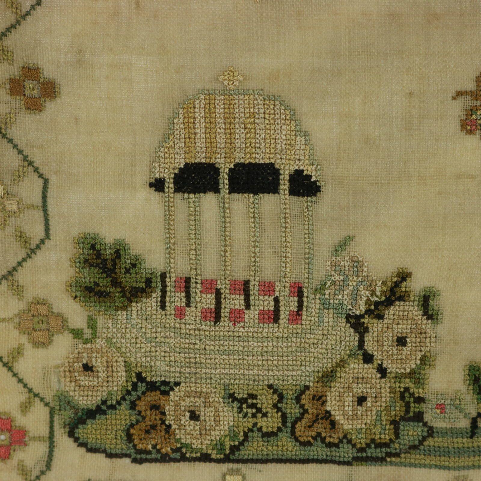 Regency Sampler, c.1820, by Phebe Wallington 8