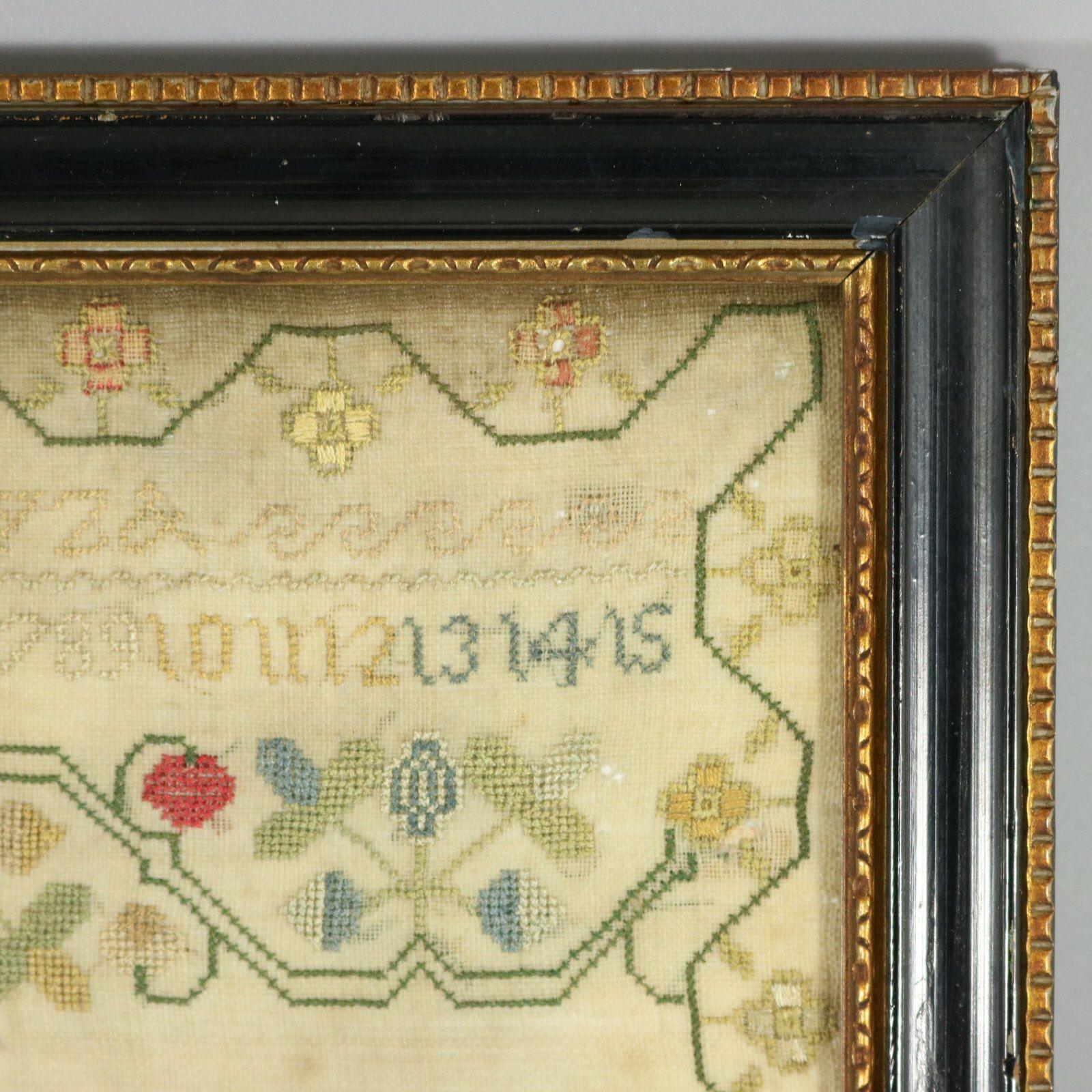 Regency Sampler, c.1820, by Phebe Wallington 10