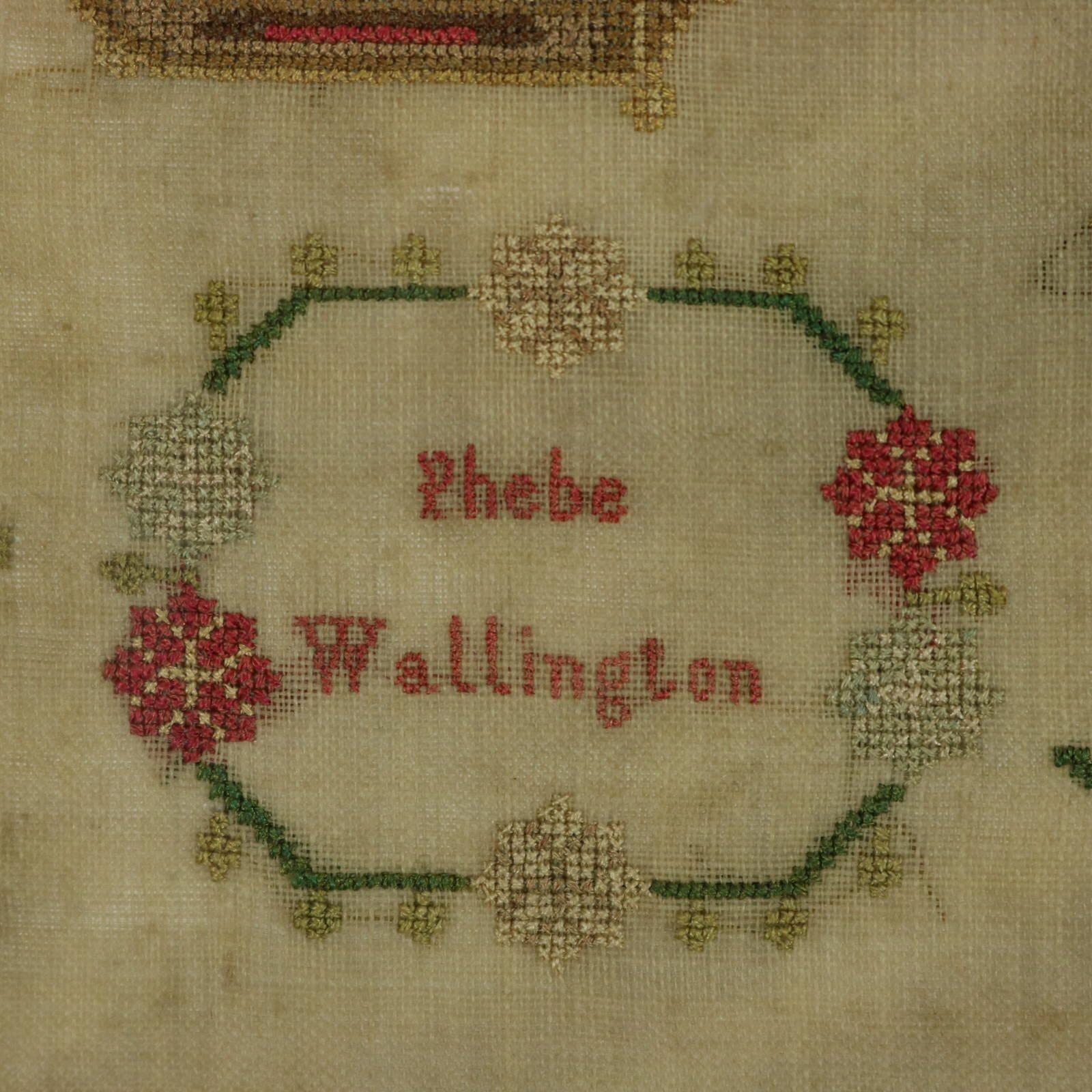 Regency Sampler, c.1820, by Phebe Wallington 1