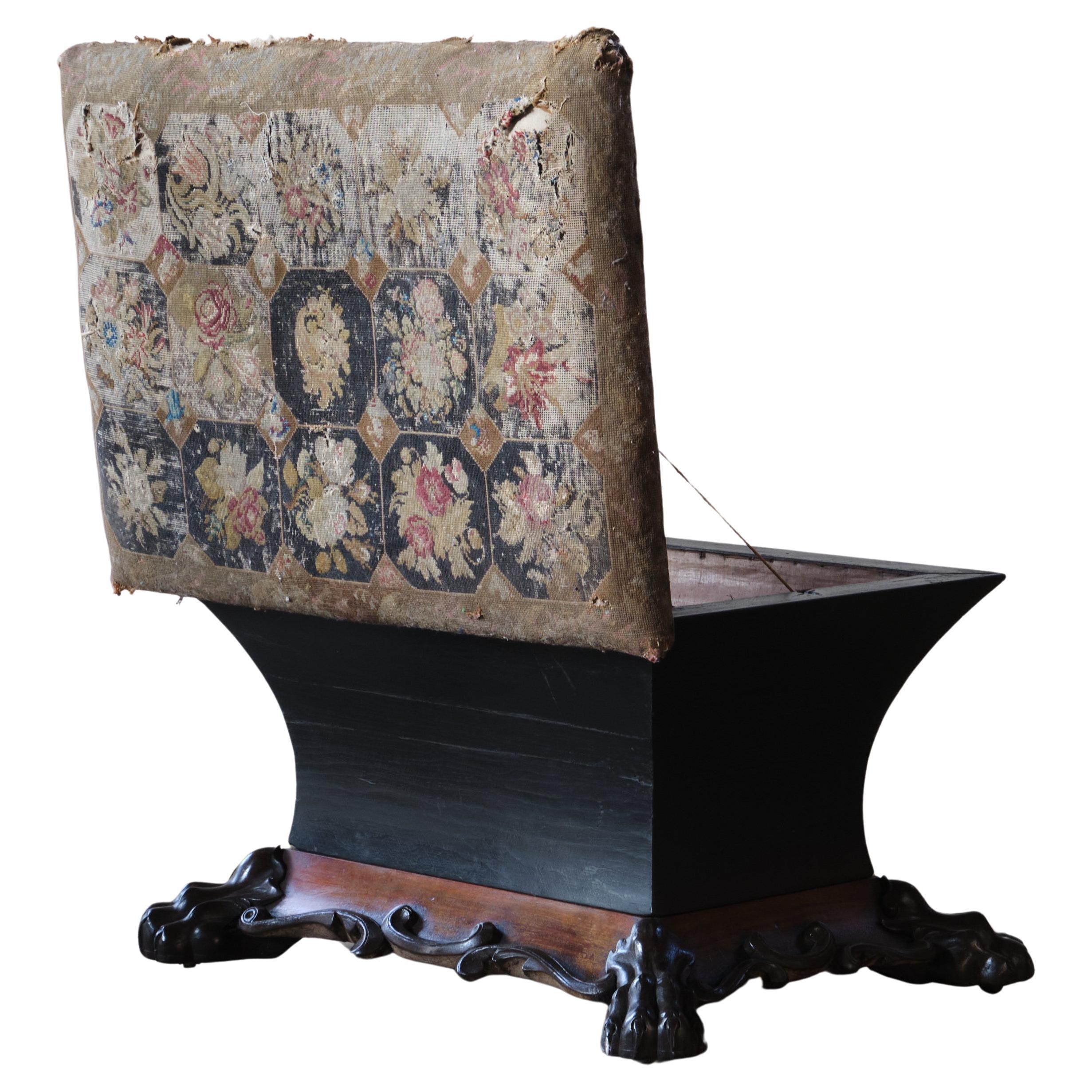 Regency Sarcophagus Box Ottoman
